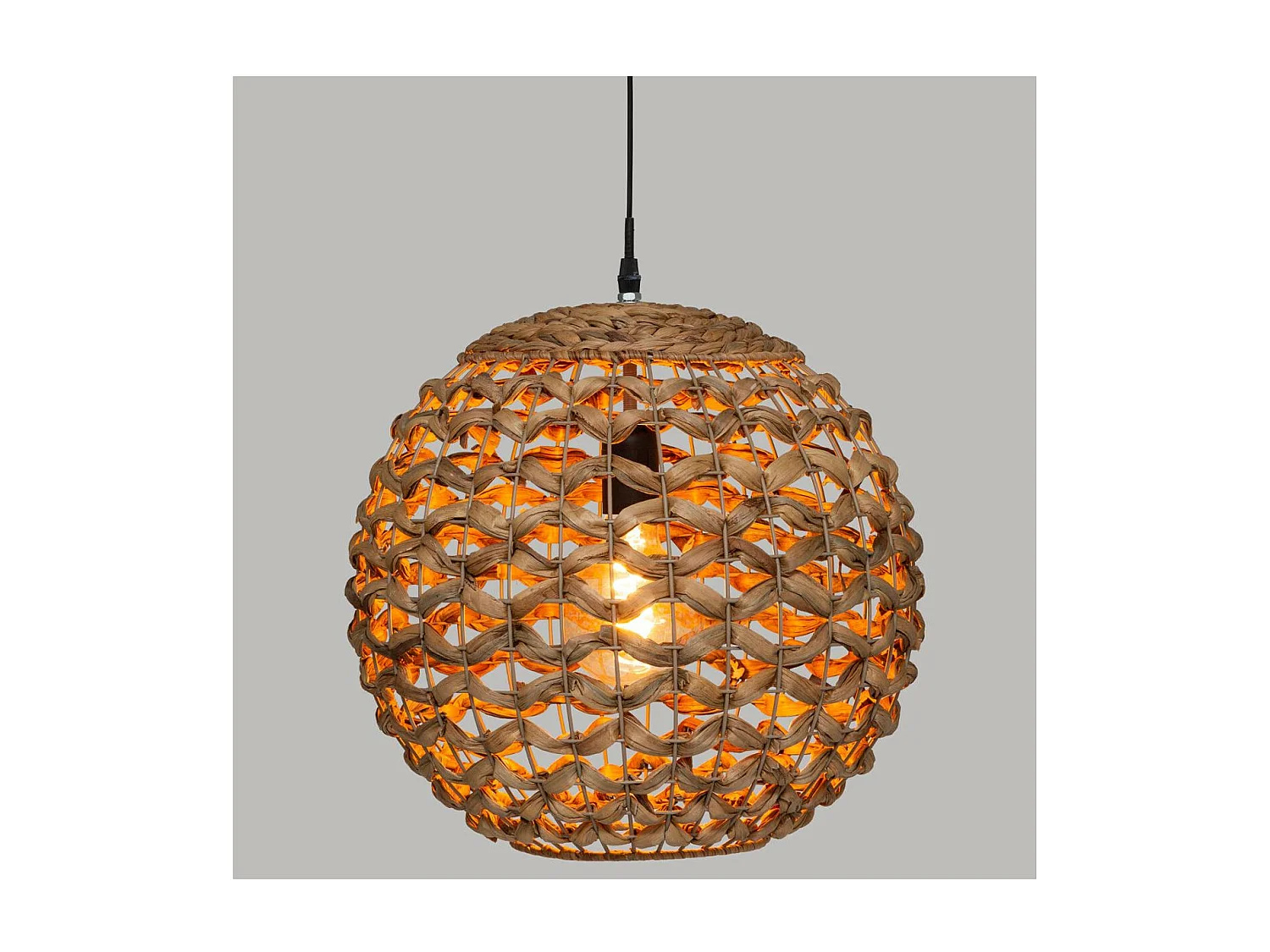 Luminaire Suspension en Fibre naturelle D 38 cm