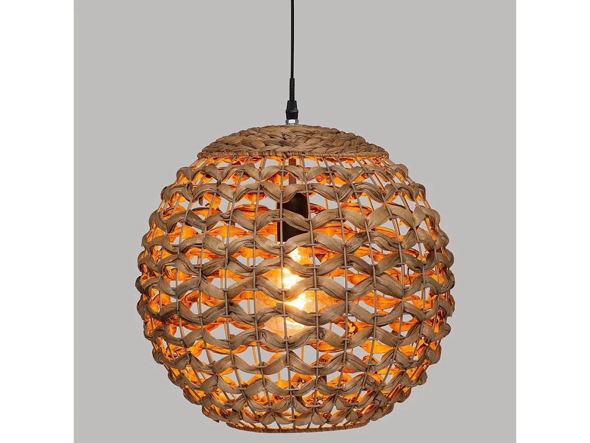 Luminaire Suspension en Fibre naturelle D 38 cm