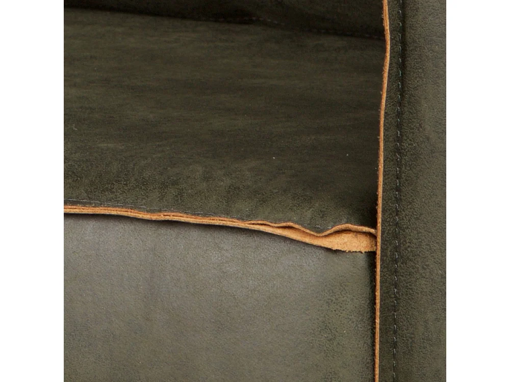 Bronco - Grand canapé 4 places vintage - Couleur - Vert kaki