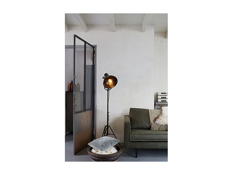 Bronco - Grand canapé 4 places vintage - Couleur - Vert kaki