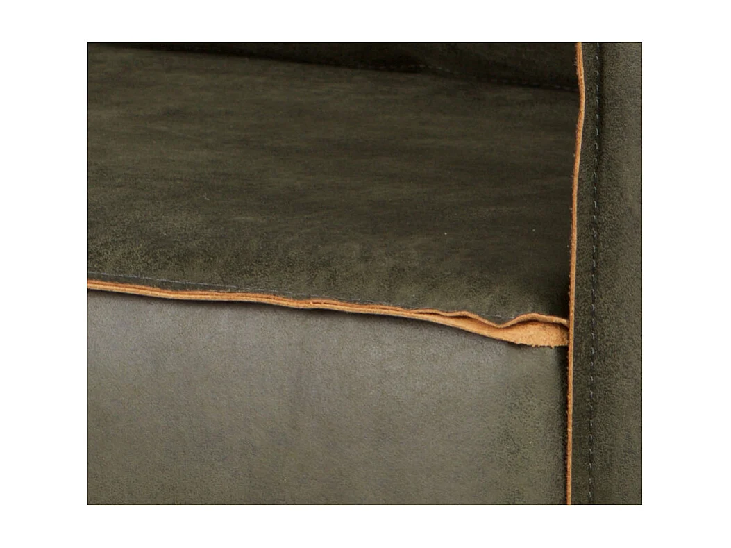 Bronco - Canapé 3 places vintage - Couleur - Vert kaki