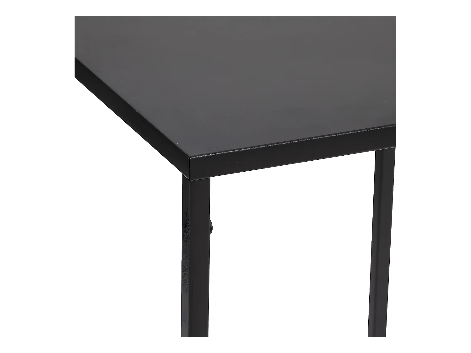 Lot de 2 Tables d'appoint , Bout de canapé ou Sellettes en Métal Noir