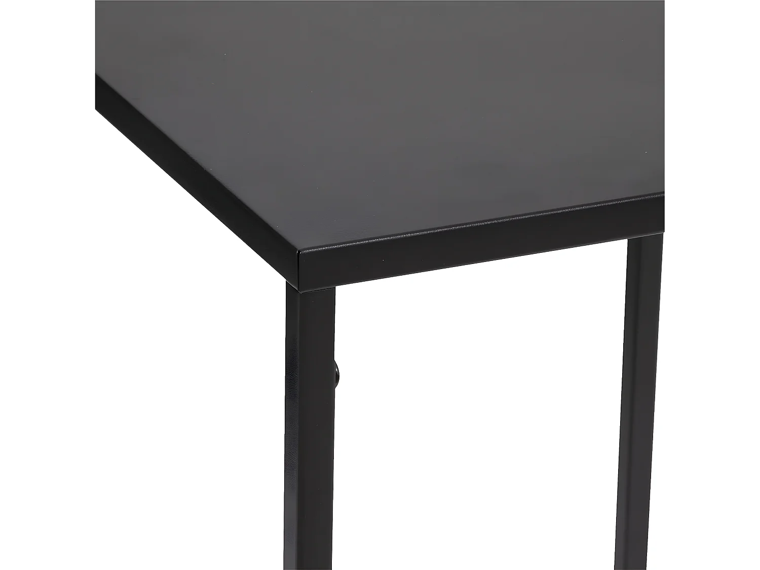 Lot de 2 Tables d'appoint , Bout de canapé ou Sellettes en Métal Noir