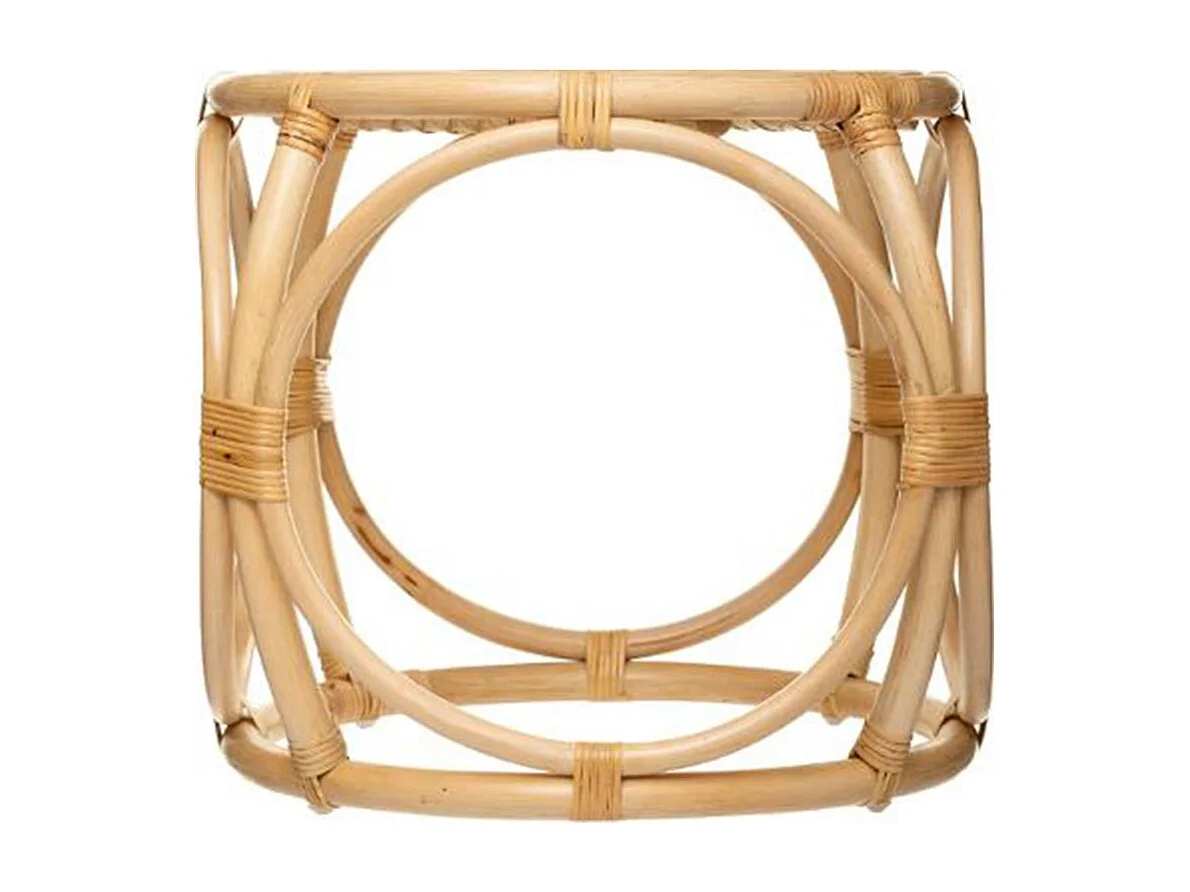 Set de 2 Tables d'appoint en Rotin