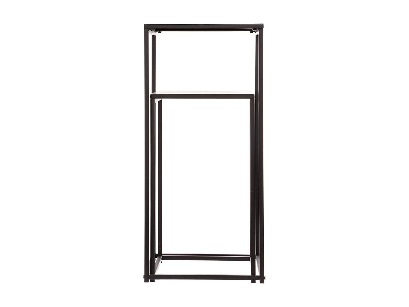 Duo de tables d'appoint Gota en métal - Noir