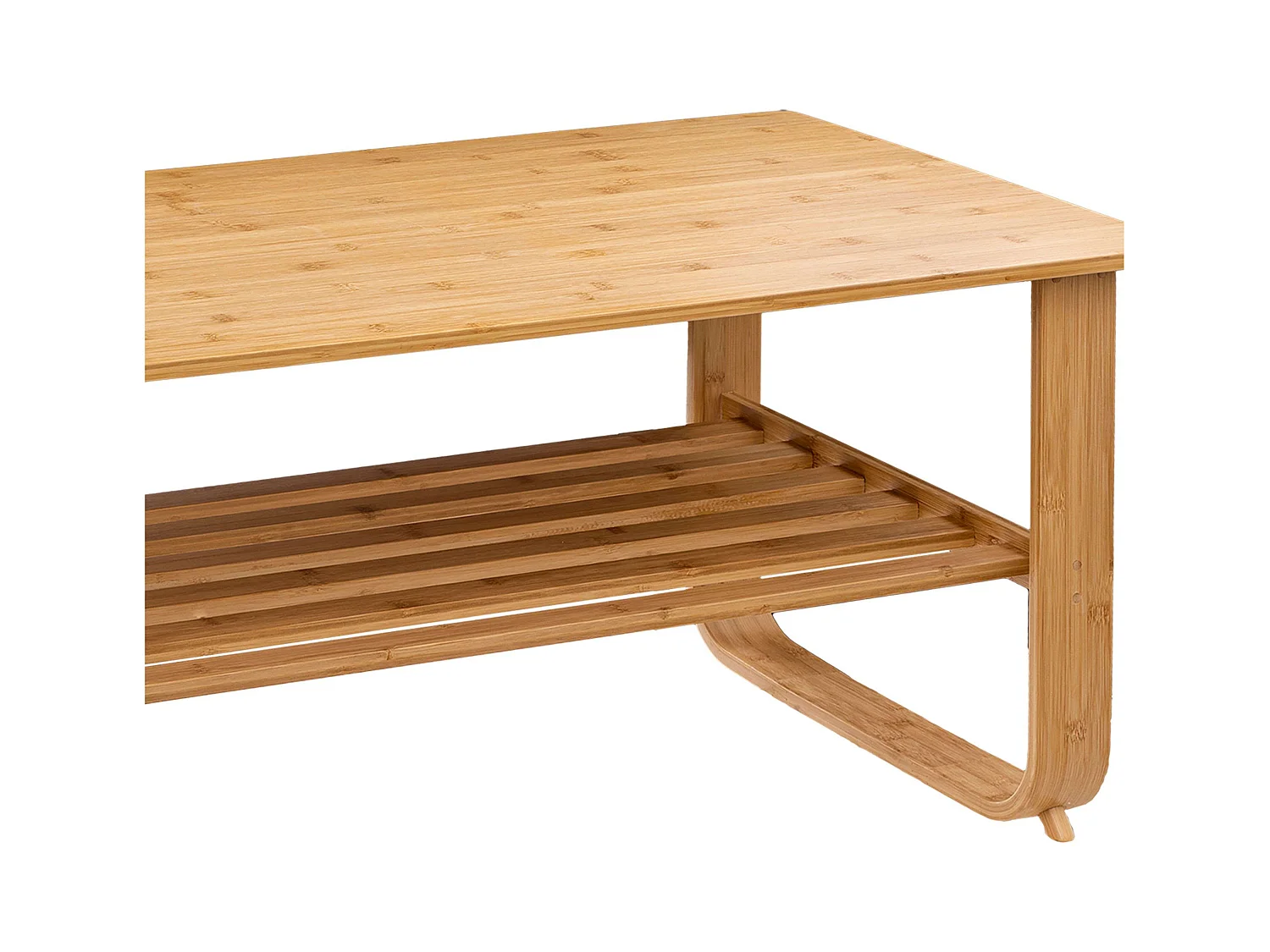 Mesa Centro Hoca Bambú Roble Claro 100x57 cm