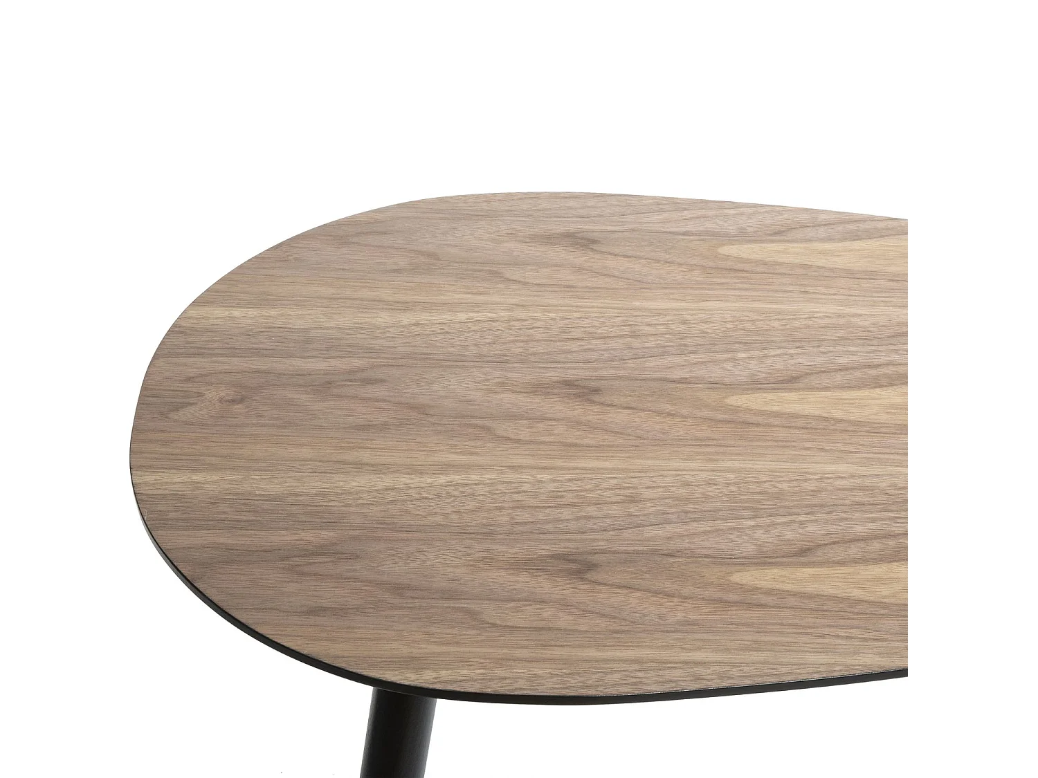 Duo de table basses en MDF effet bois de Noyer - Marron