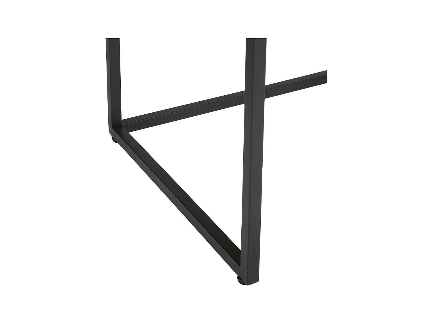 Lot de 3 tables gigognes en Bois d'Acacia et Métal noir