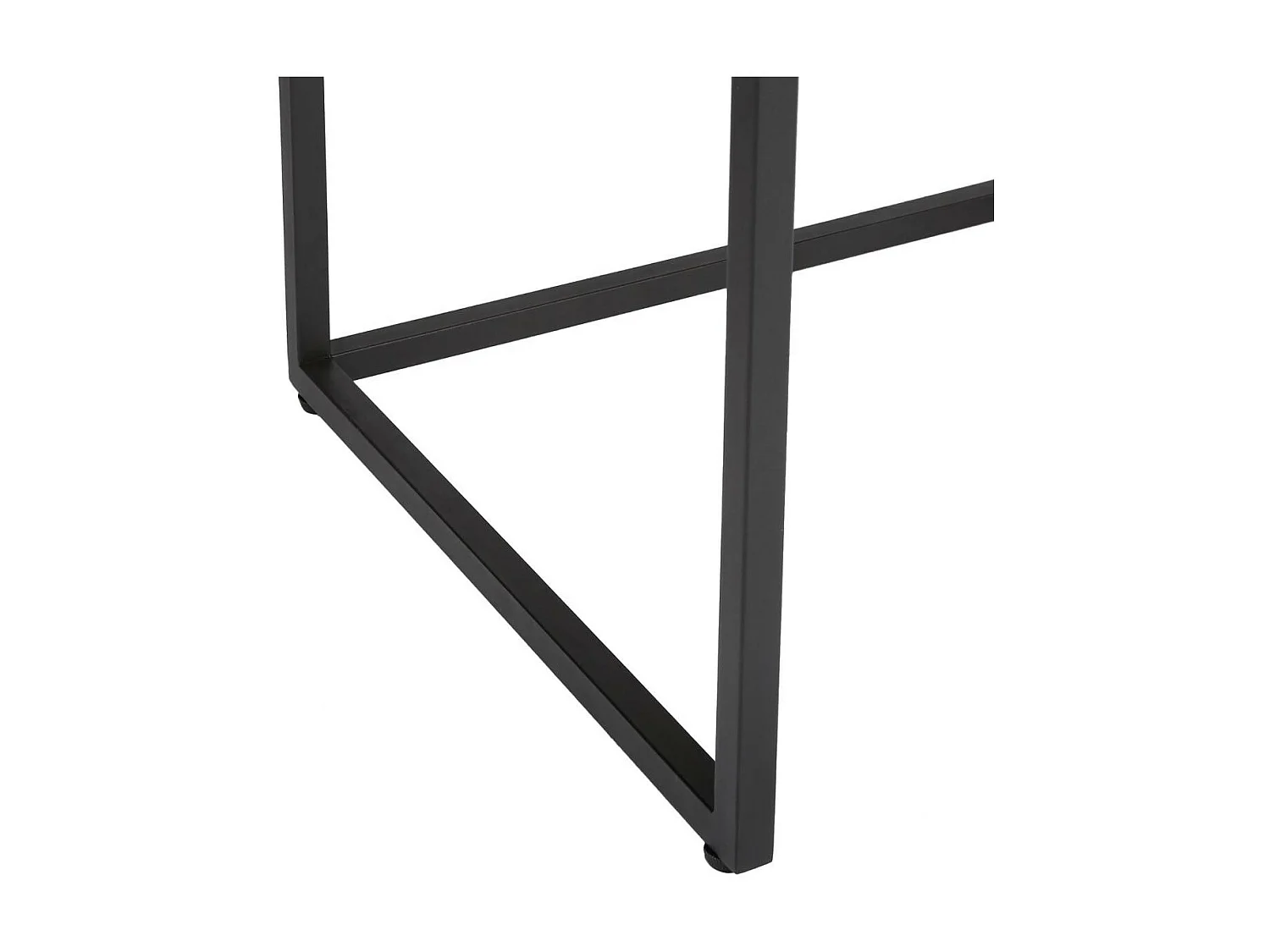 Lot de 3 tables gigognes en Bois d'Acacia et Métal noir