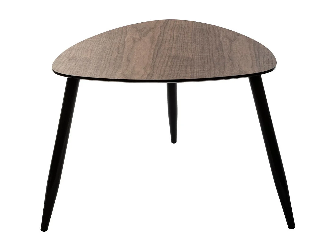 Lot de 2 Tables à café gigognes en Bois foncé