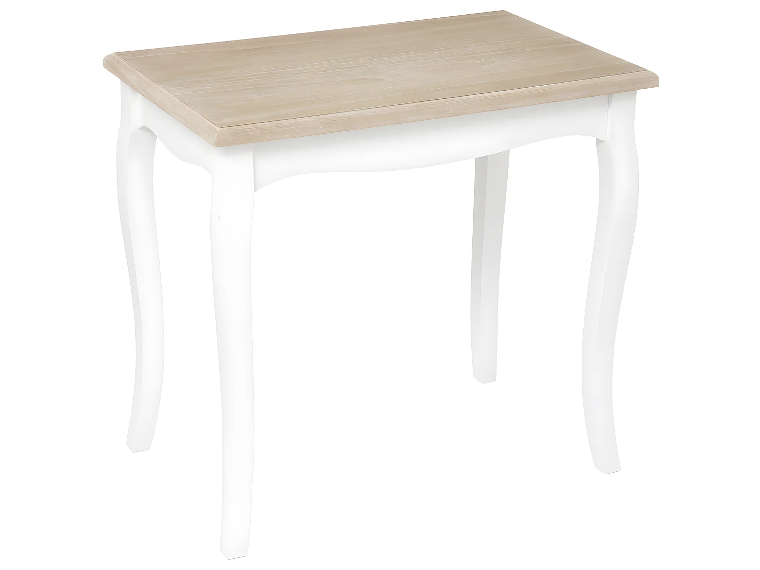 Set de 2 Tables à café en Bois Blanc et Noir