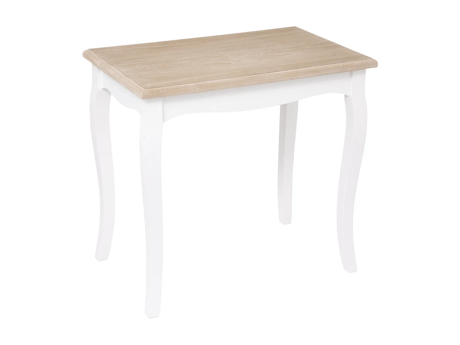 Set de 2 Tables à café en Bois Blanc et Noir