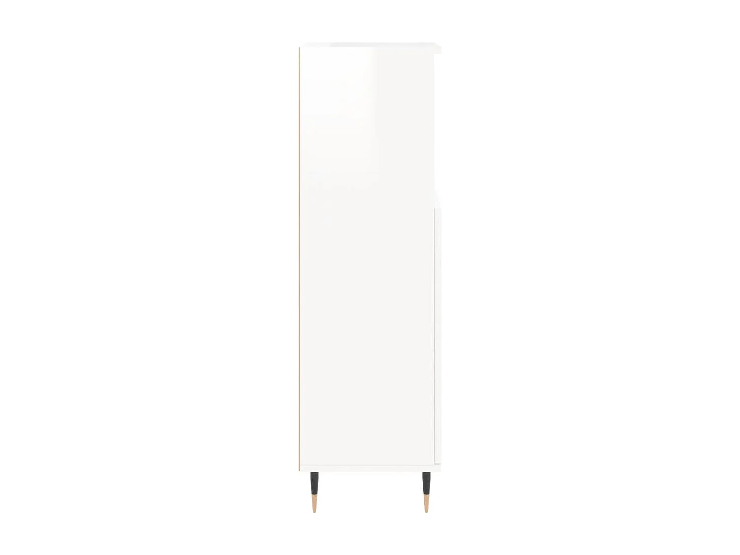 Armoire de salle de bain blanc brillant 30x30x100