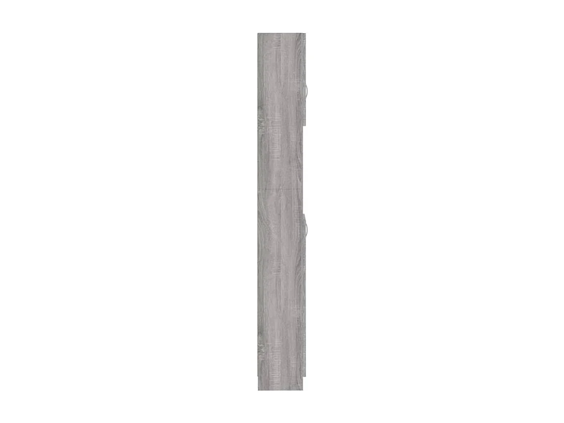Meuble colonne de salle de bain Klasiko 32cm - Rangement élégant et fonctionnel-Couleur Chêne gris