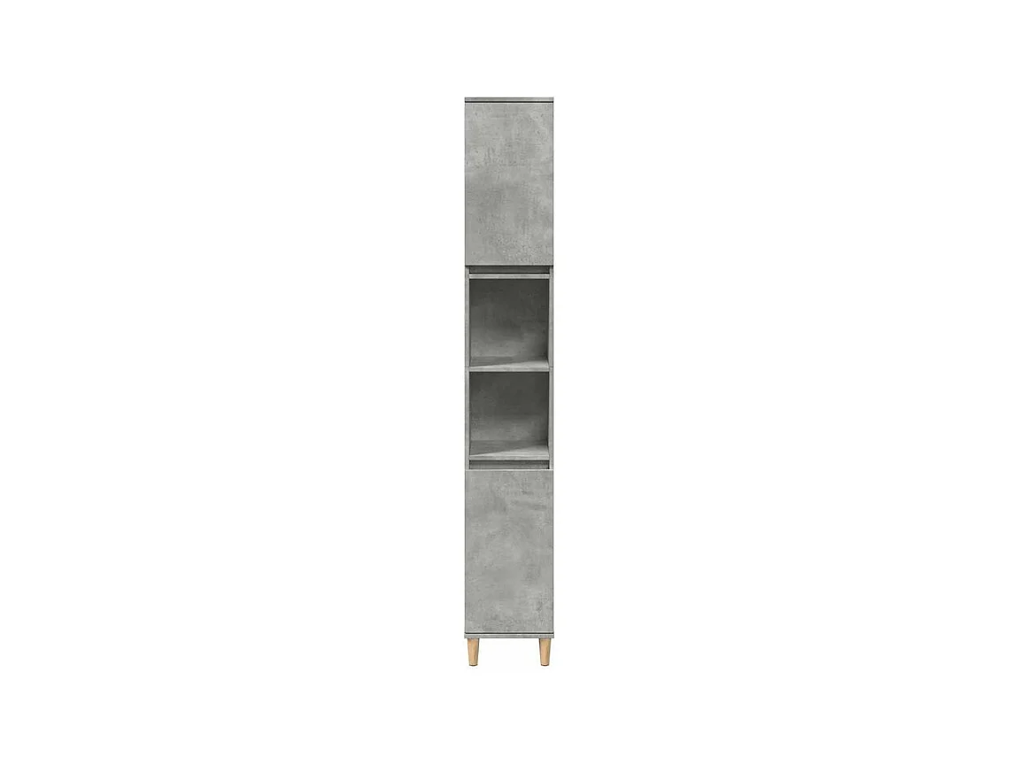 Armoire de salle de bain gris béton 30x30x190