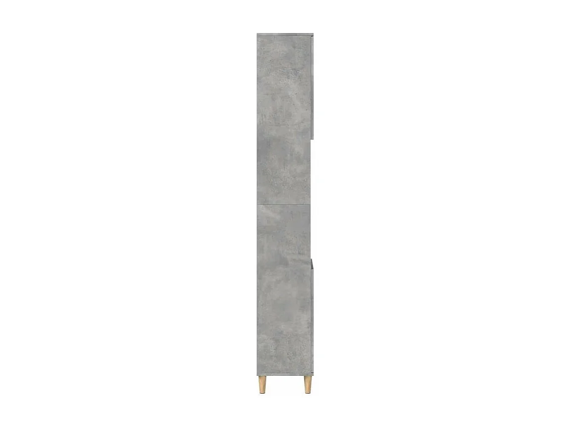 Armoire de salle de bain gris béton 30x30x190