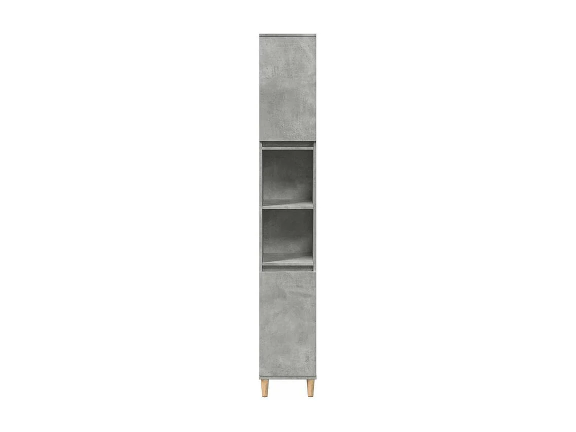 Armoire de salle de bain gris béton 30x30x190