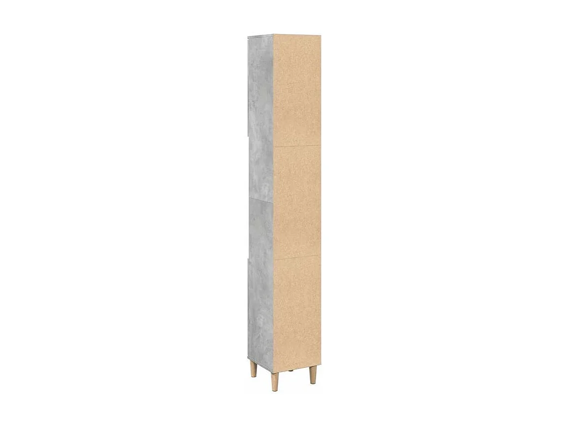 Armoire de salle de bain gris béton 30x30x190