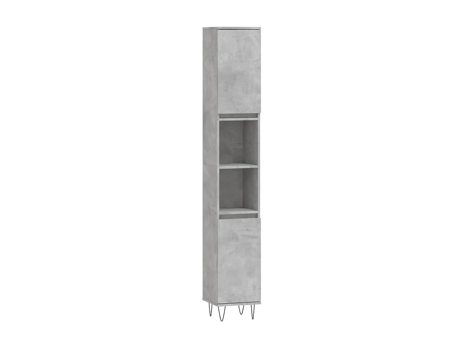 Armoire de salle de bain gris béton 30x30x190