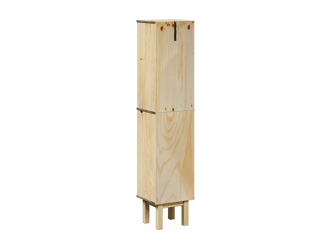 Armoire de salle de bain OTTA 35x30x159 bois massif de pin