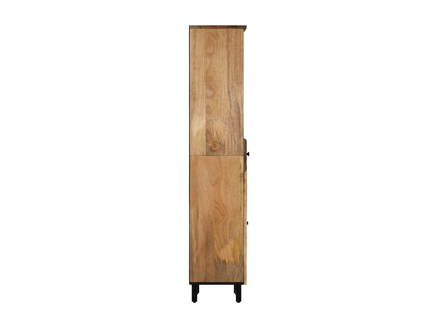 Armoire de salle de bain 38x33x160 bois massif de manguier