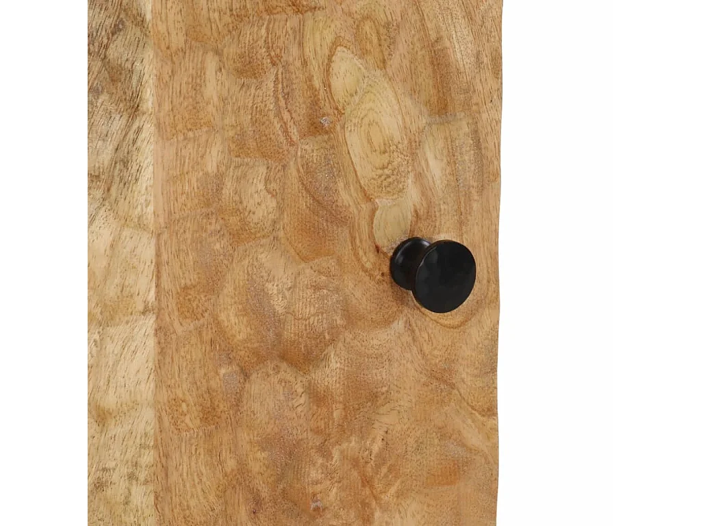 Armoire de salle de bain 38x33x160 bois massif de manguier