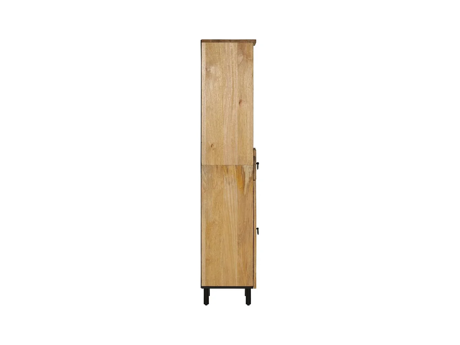 Armoire de salle de bain 38x33x160 bois massif de manguier