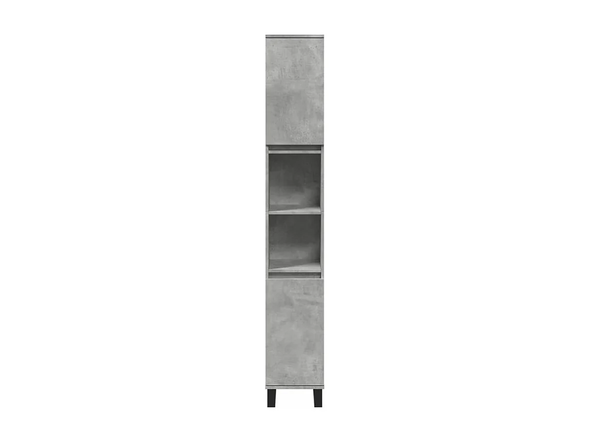 Armoire de salle de bain gris béton 30x30x190