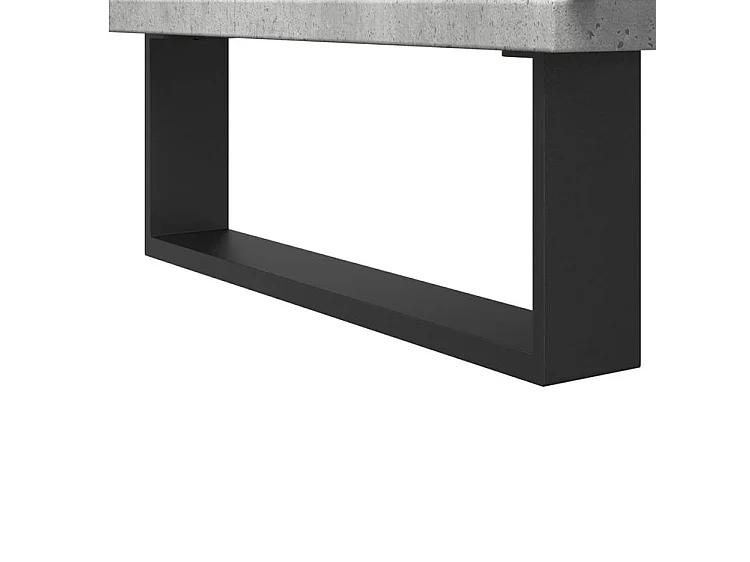 Armoire de salle de bain gris béton 30x30x190