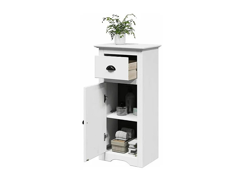 Armoire de salle de bain BODO blanc 44x30x90