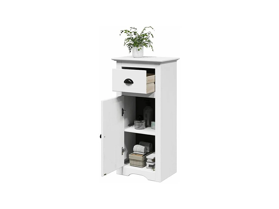 Armoire de salle de bain BODO blanc 44x30x90