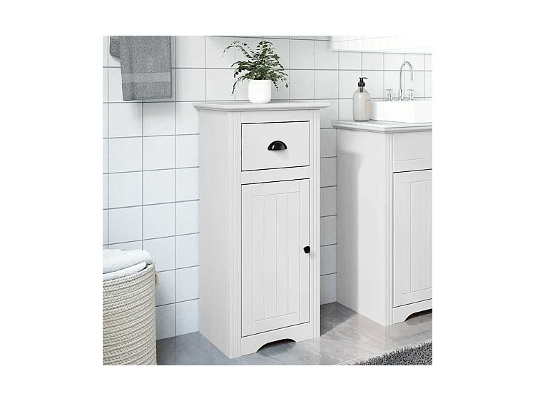 Armoire de salle de bain BODO blanc 44x30x90