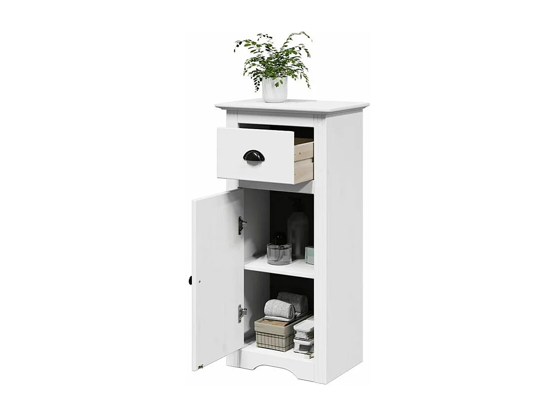 Armoire de salle de bain BODO blanc 44x30x90