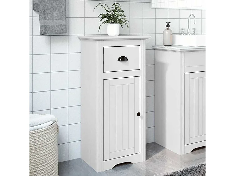 Armoire de salle de bain BODO blanc 44x30x90