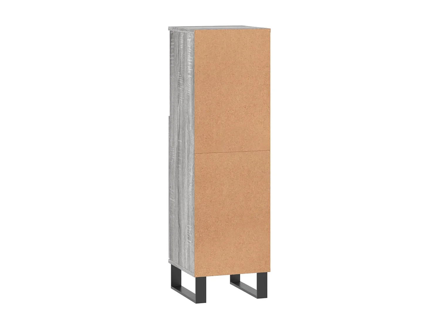 Armoire salle de bain sonoma gris 30x30x100