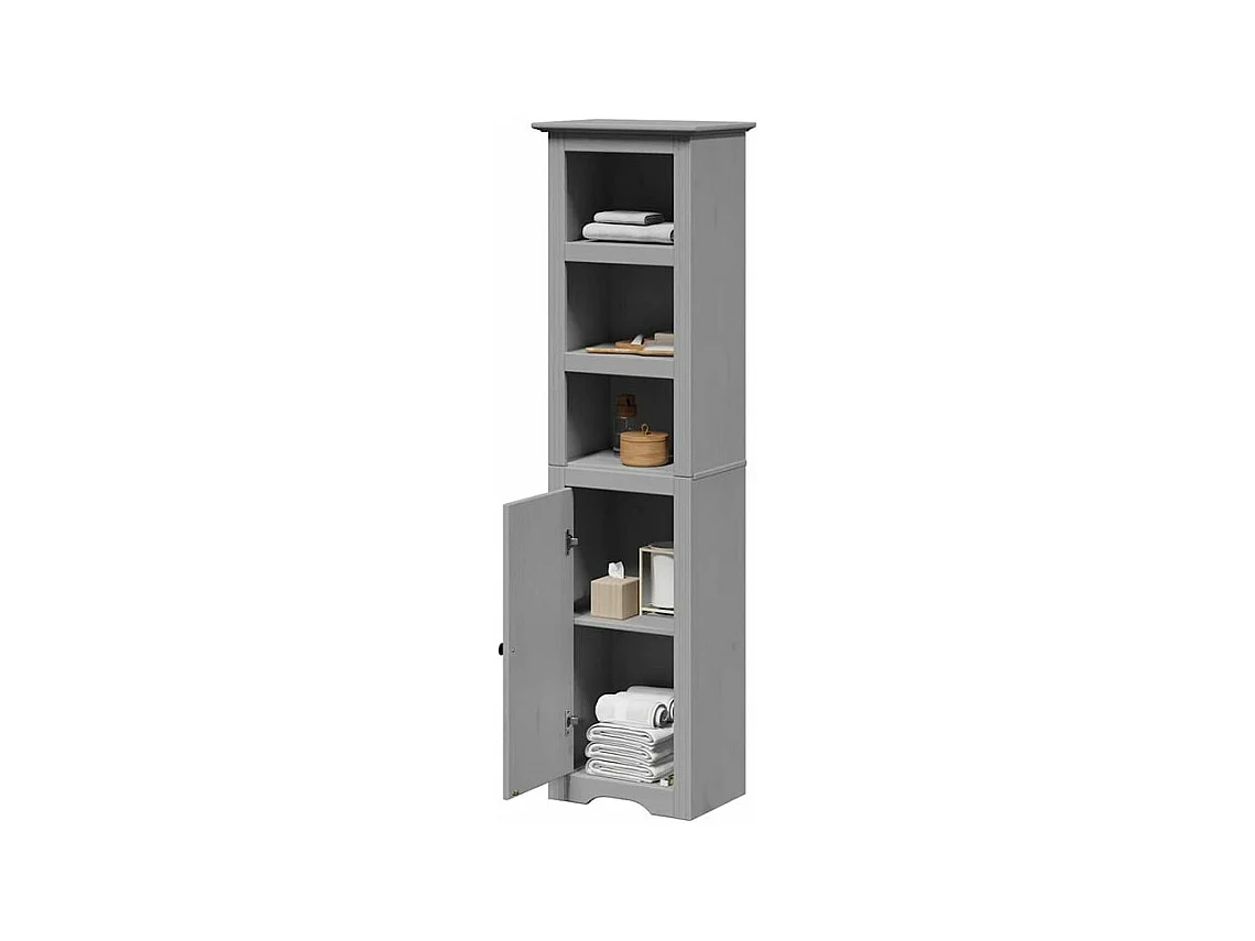 Armoire de salle de bain BODO gris 44x30x160