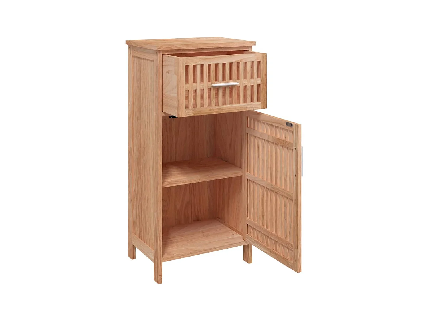 Armoire de salle de bain 42x29x82 Bois massif de noyer