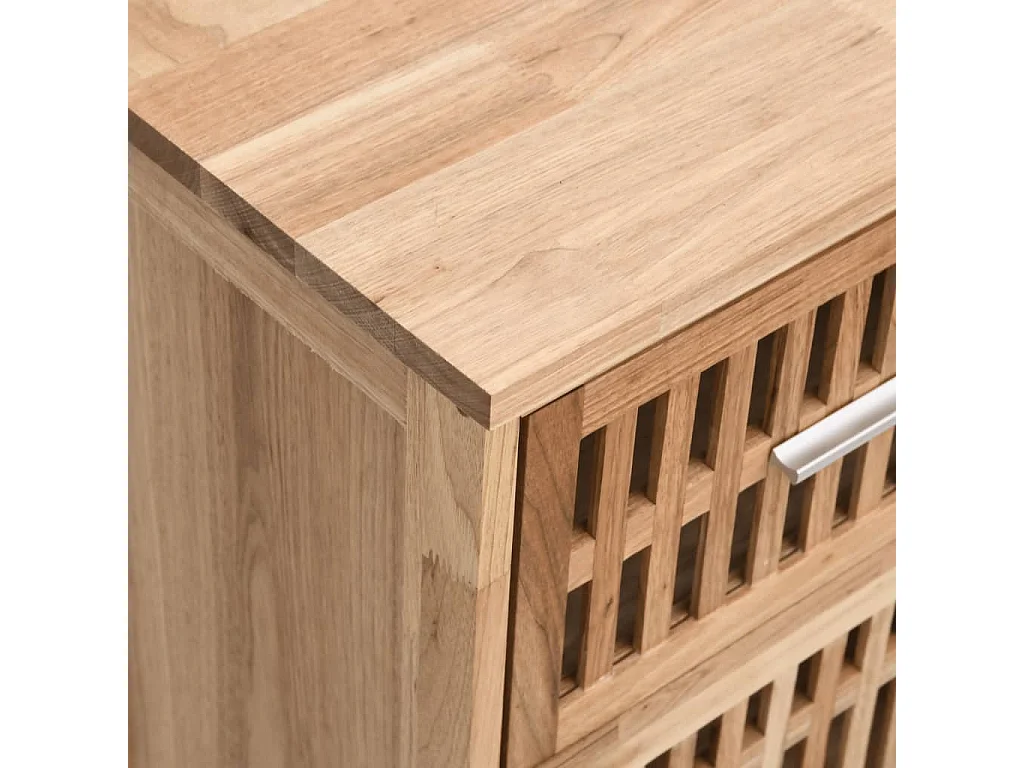 Armoire de salle de bain 42x29x82 Bois massif de noyer