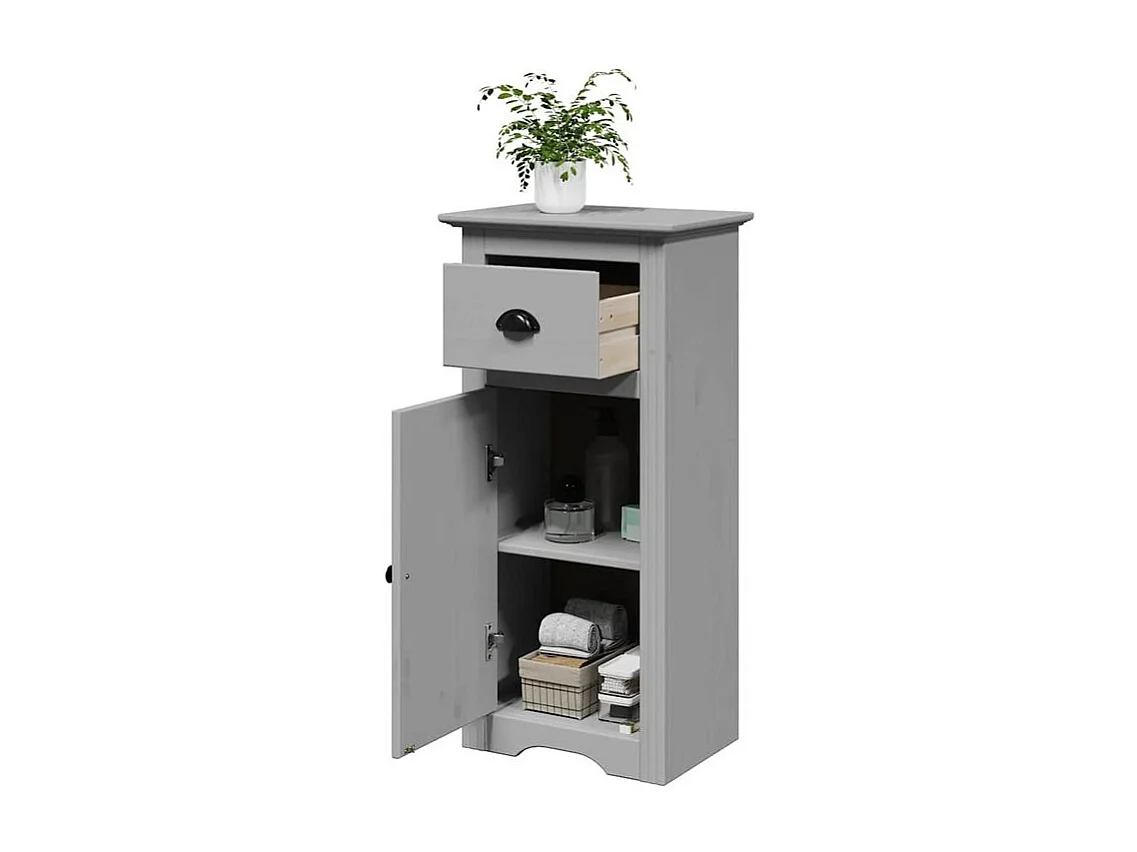 Armoire de salle de bain BODO gris 44x30x90