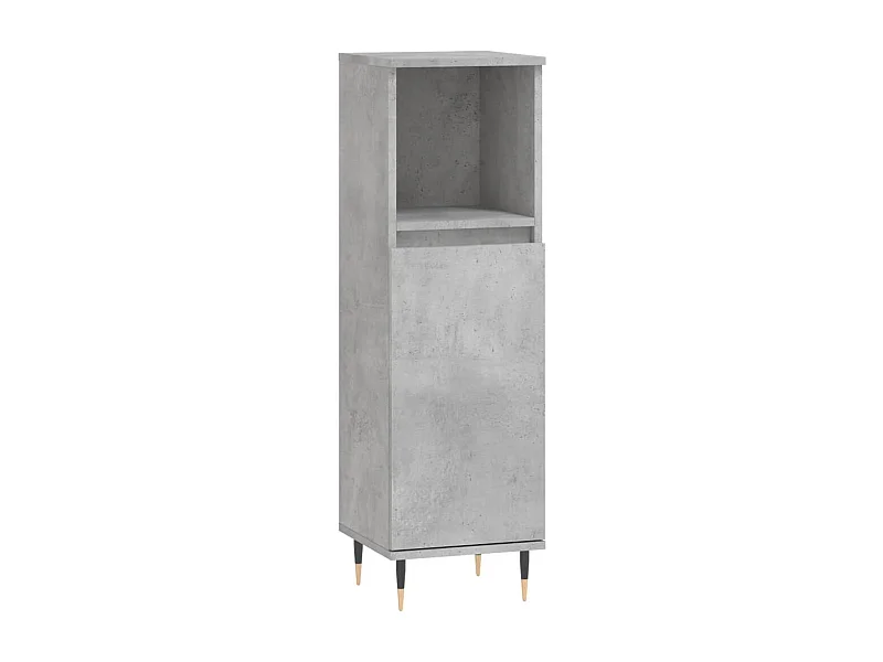 Armoire de salle de bain gris béton 30x30x100