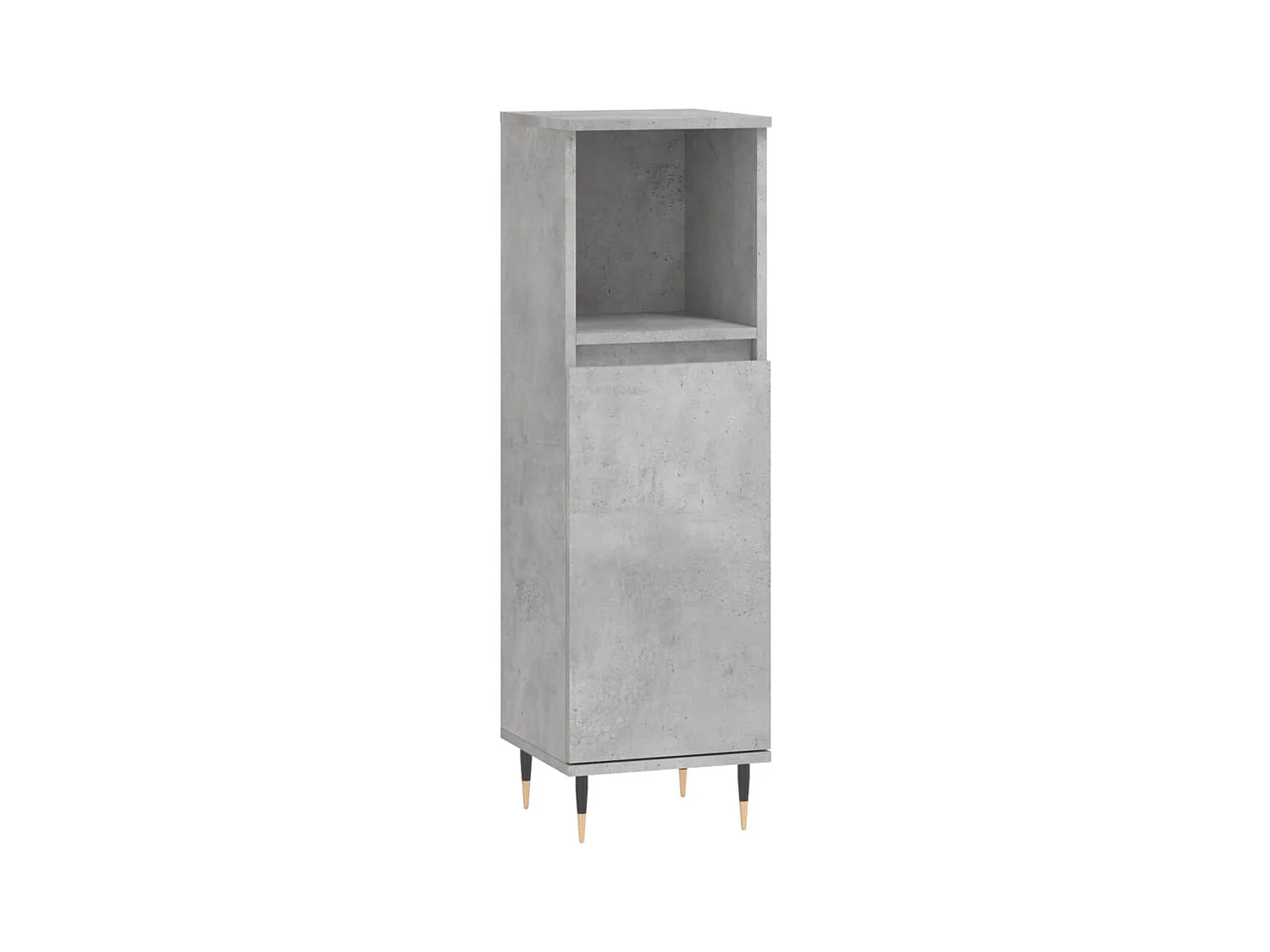 Armoire de salle de bain gris béton 30x30x100