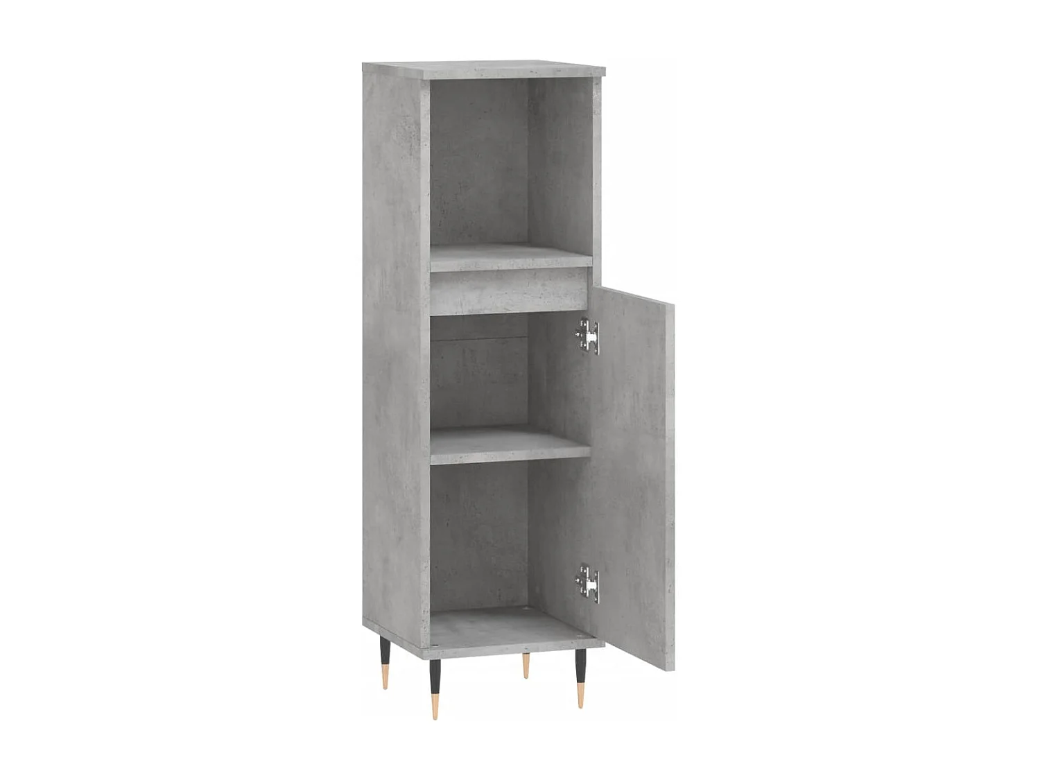 Armoire de salle de bain gris béton 30x30x100
