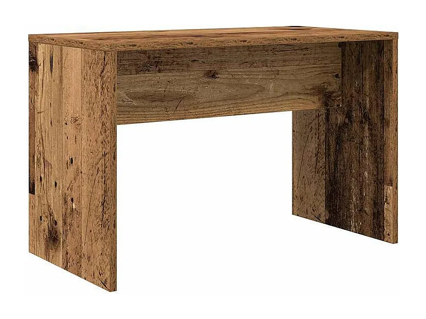 Ensemble de coiffeuse avec LED vieux bois bois d'ingénierie