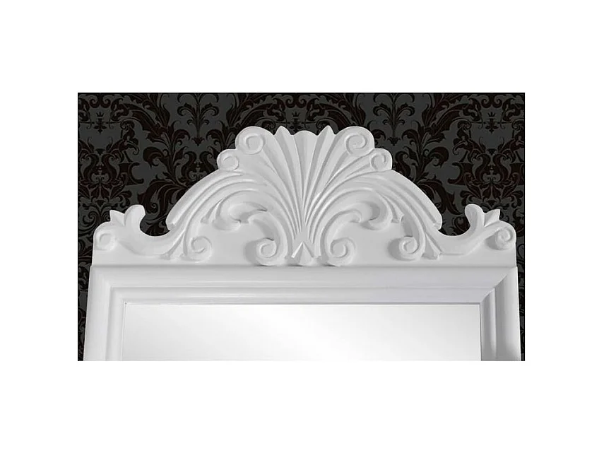 Coiffeuse avec miroir pivotant rectangulaire MDF