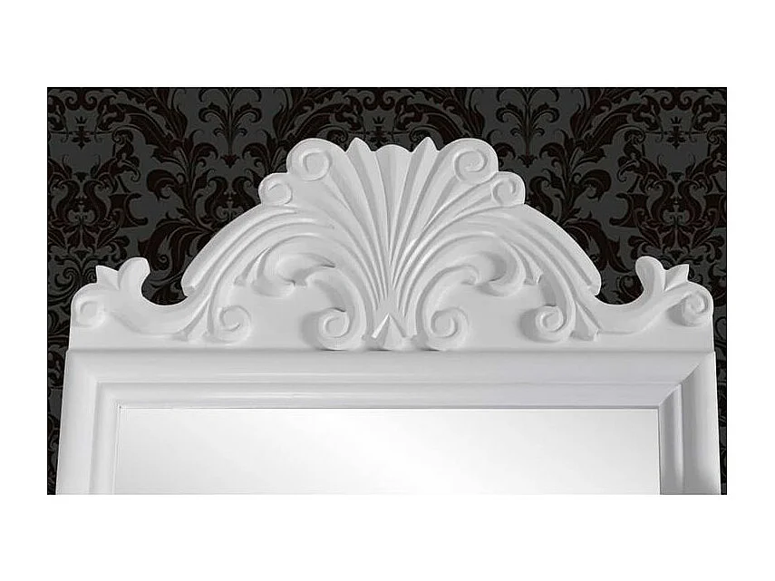 Coiffeuse avec miroir pivotant rectangulaire MDF