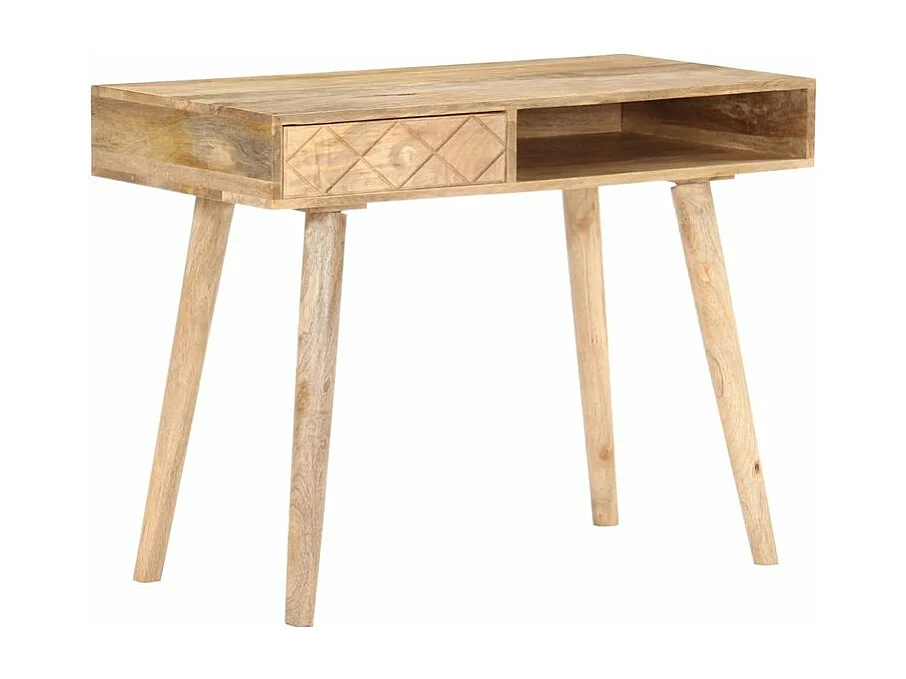 Coiffeuse 100x50x76 Bois de manguier solide