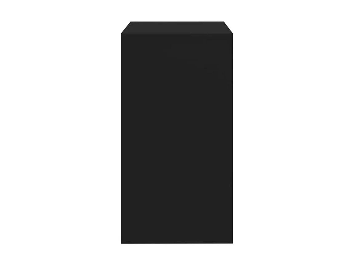 Coiffeuse et tabouret noir 60x40x113,5