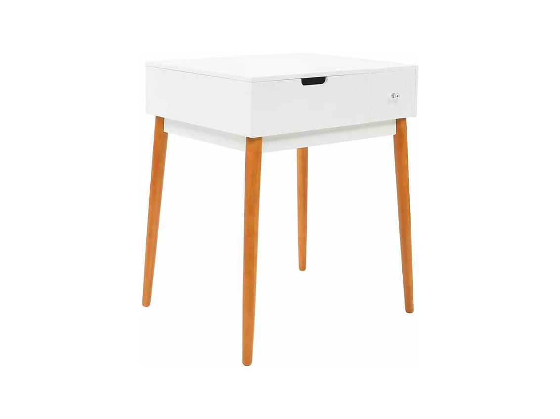 Coiffeuse avec miroir MDF 60 x 50x86