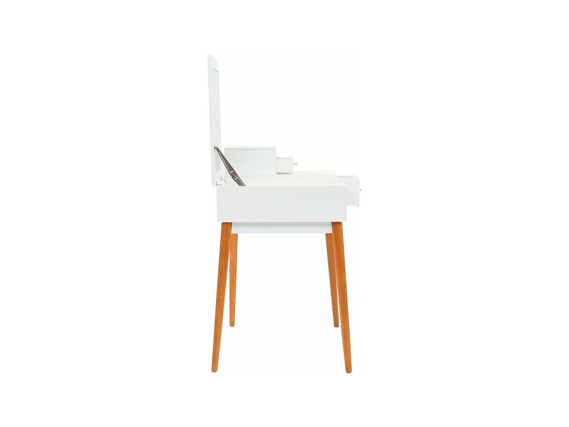 Coiffeuse avec miroir MDF 60 x 50x86