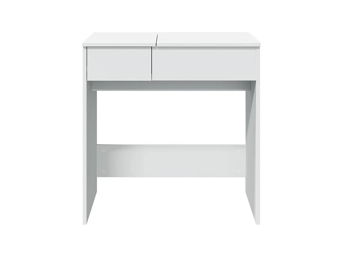 Coiffeuse avec miroir blanc 73x46,5x120